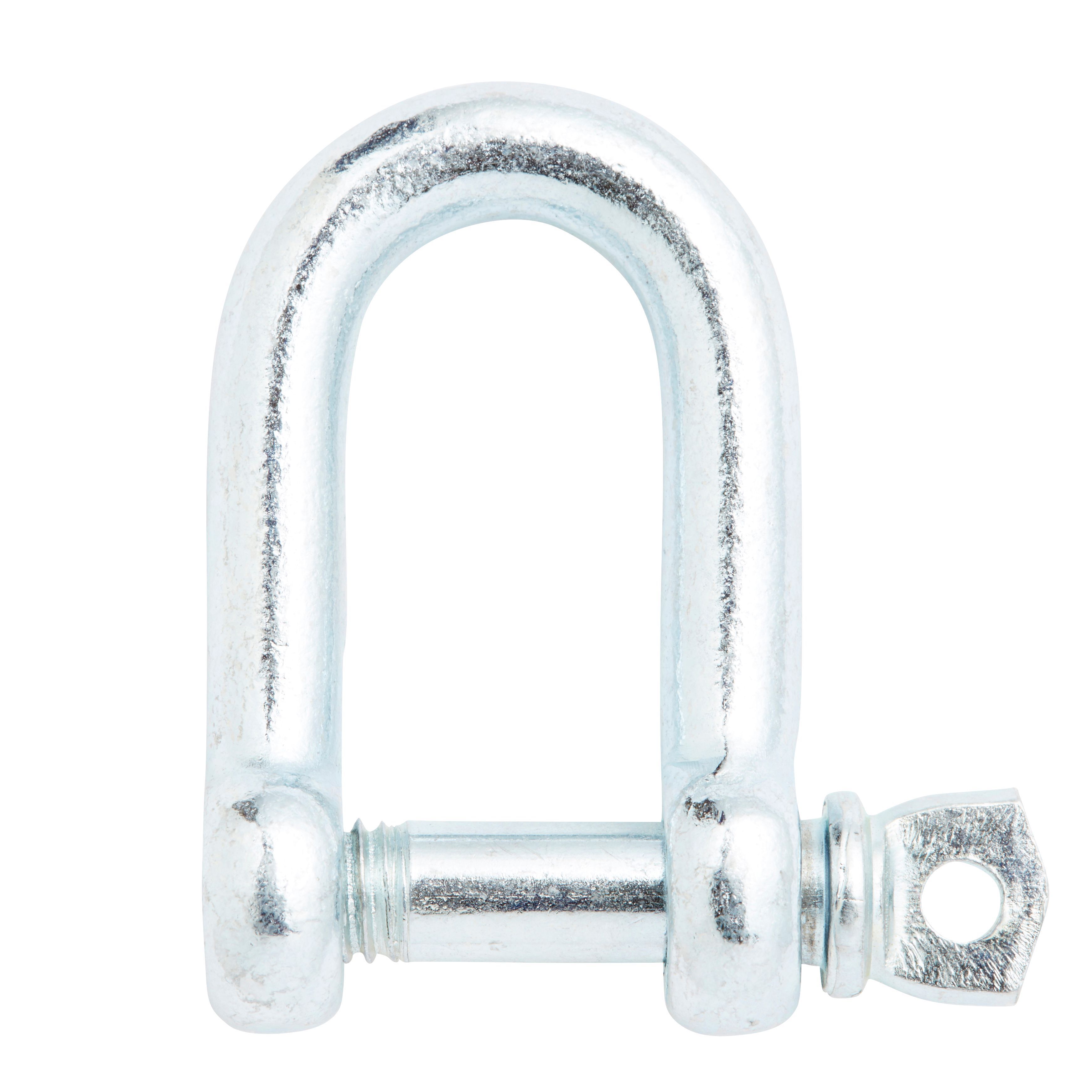 Diall Steel D-shackle (Dia)8mm