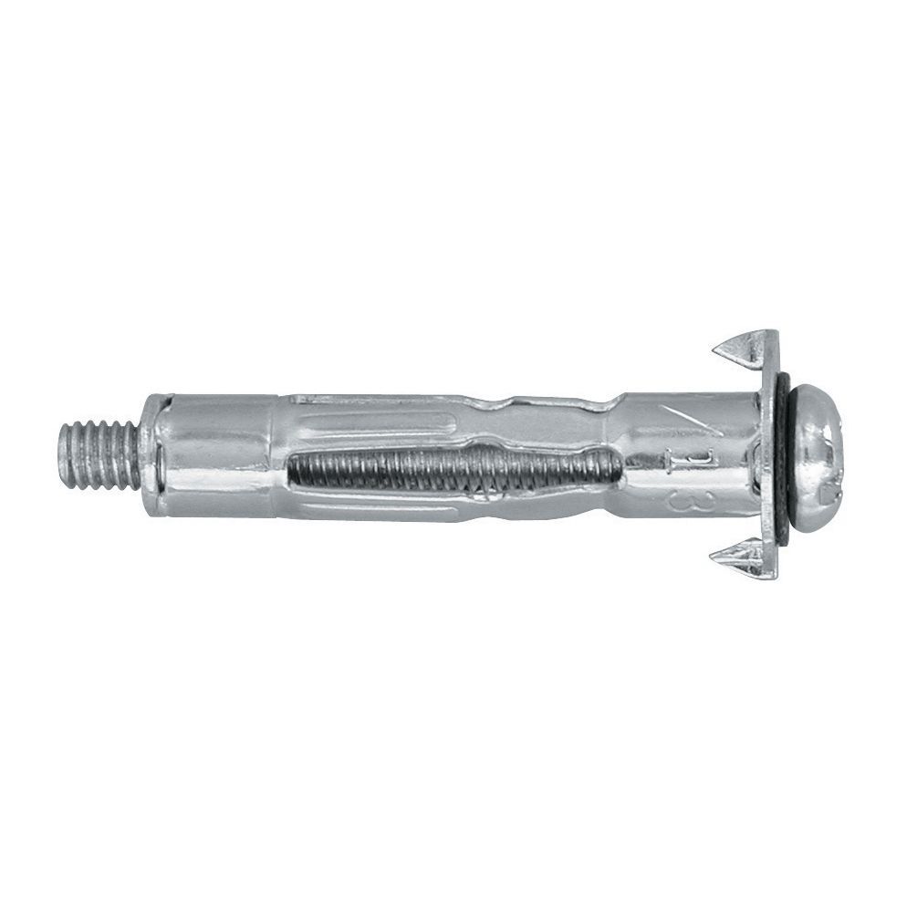 Diall Steel Hollow wall anchor M5 (L)52mm, Pack of 50