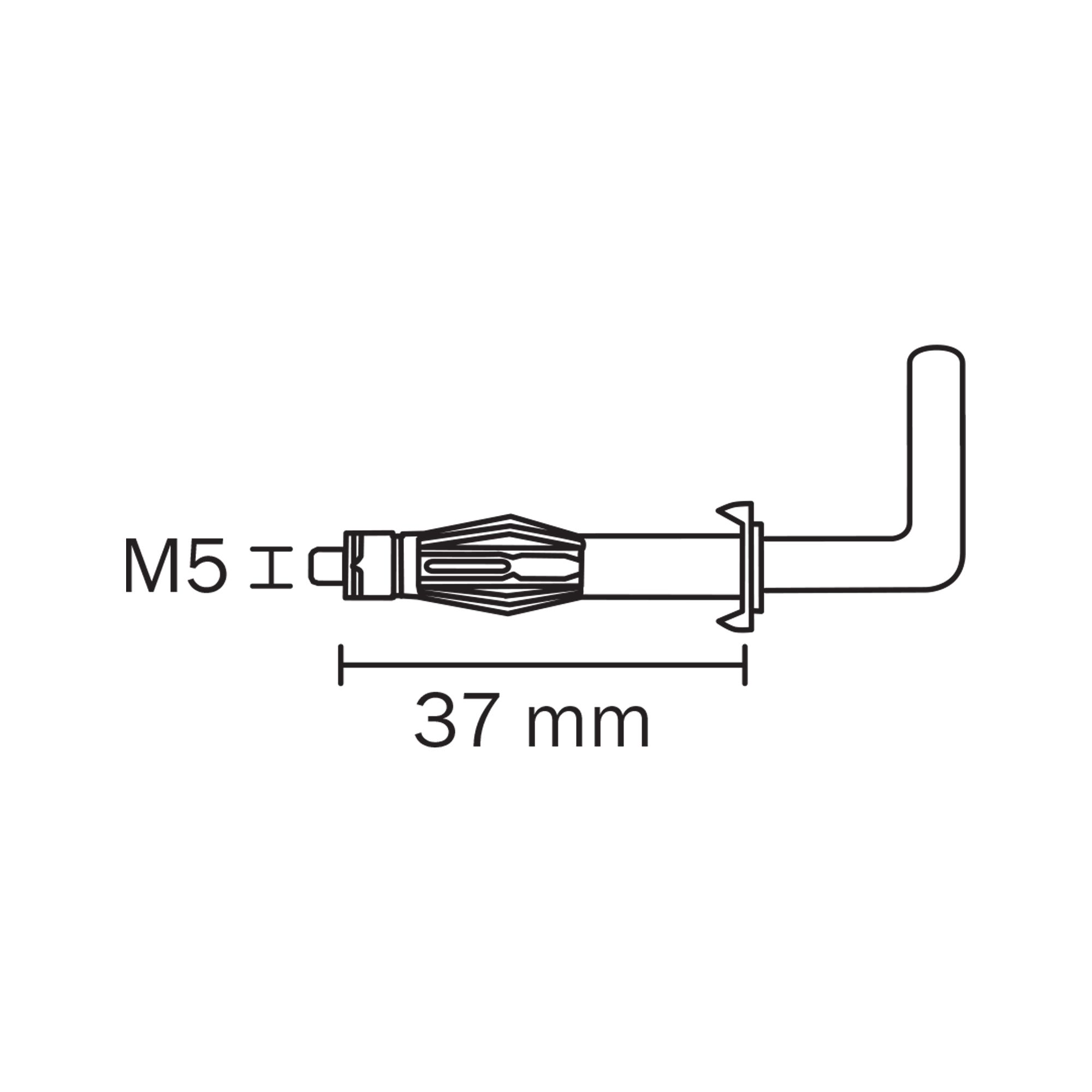Rawlplug Hollow Wall Anchors M5 x 37mm 20 Pack