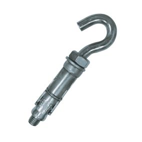 Diall Steel Sleeve anchor M8 (L)60mm, Pack of 4