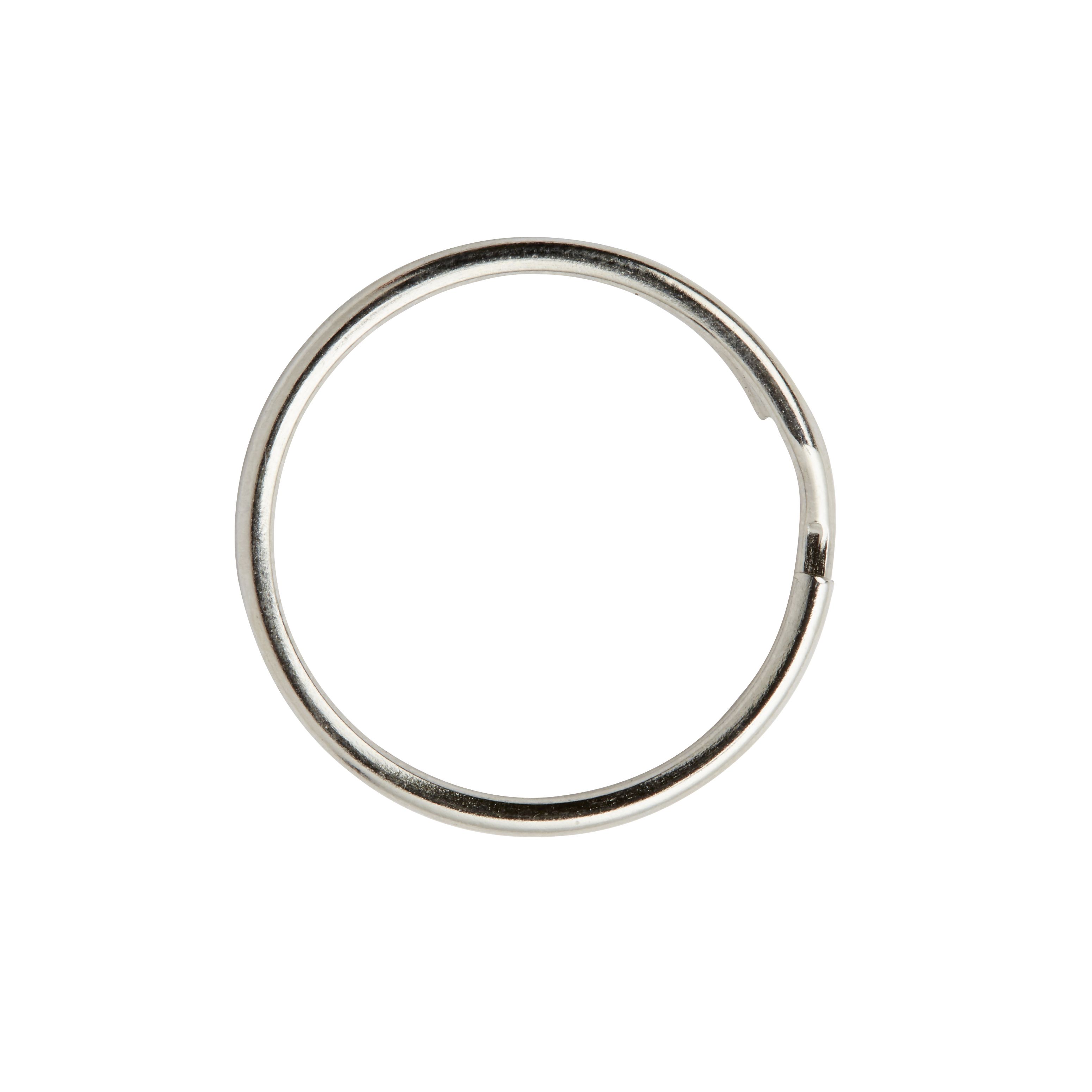 Diall Steel Split ring (Dia)18mm, Pack of 6