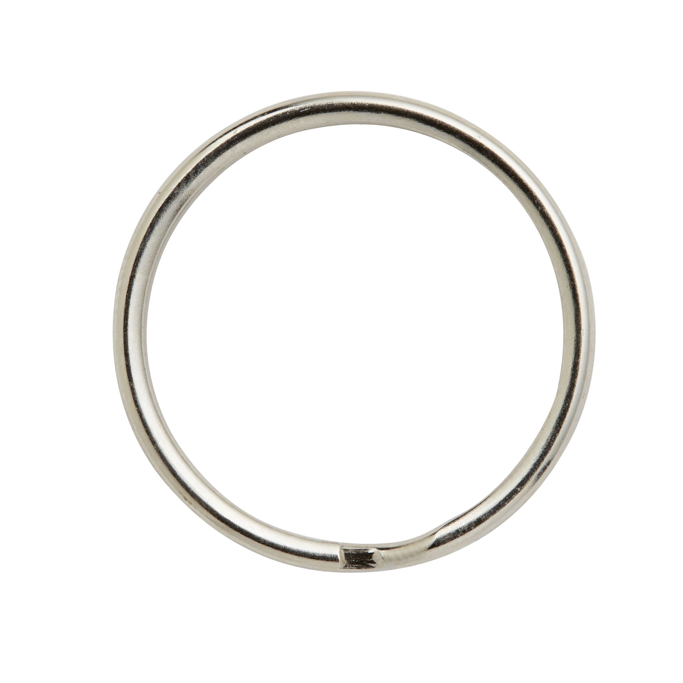 Diall Steel Split ring (Dia)22mm, Pack of 4