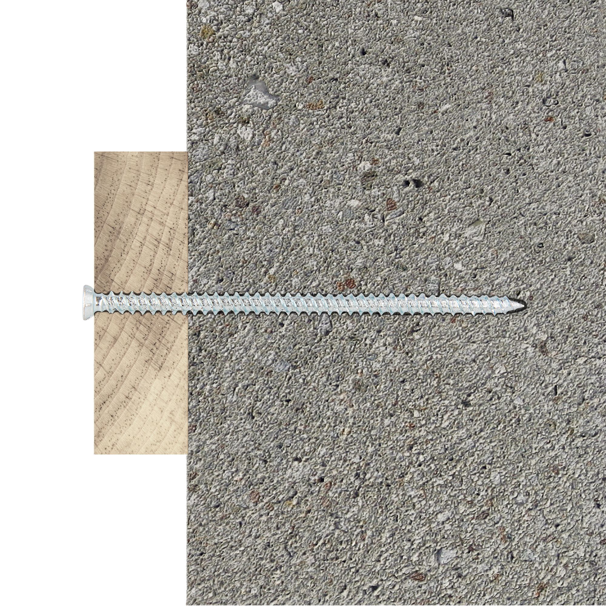 Diall T30 Pan head Steel Concrete screw (Dia)7.5mm (L)132mm, Pack of 20