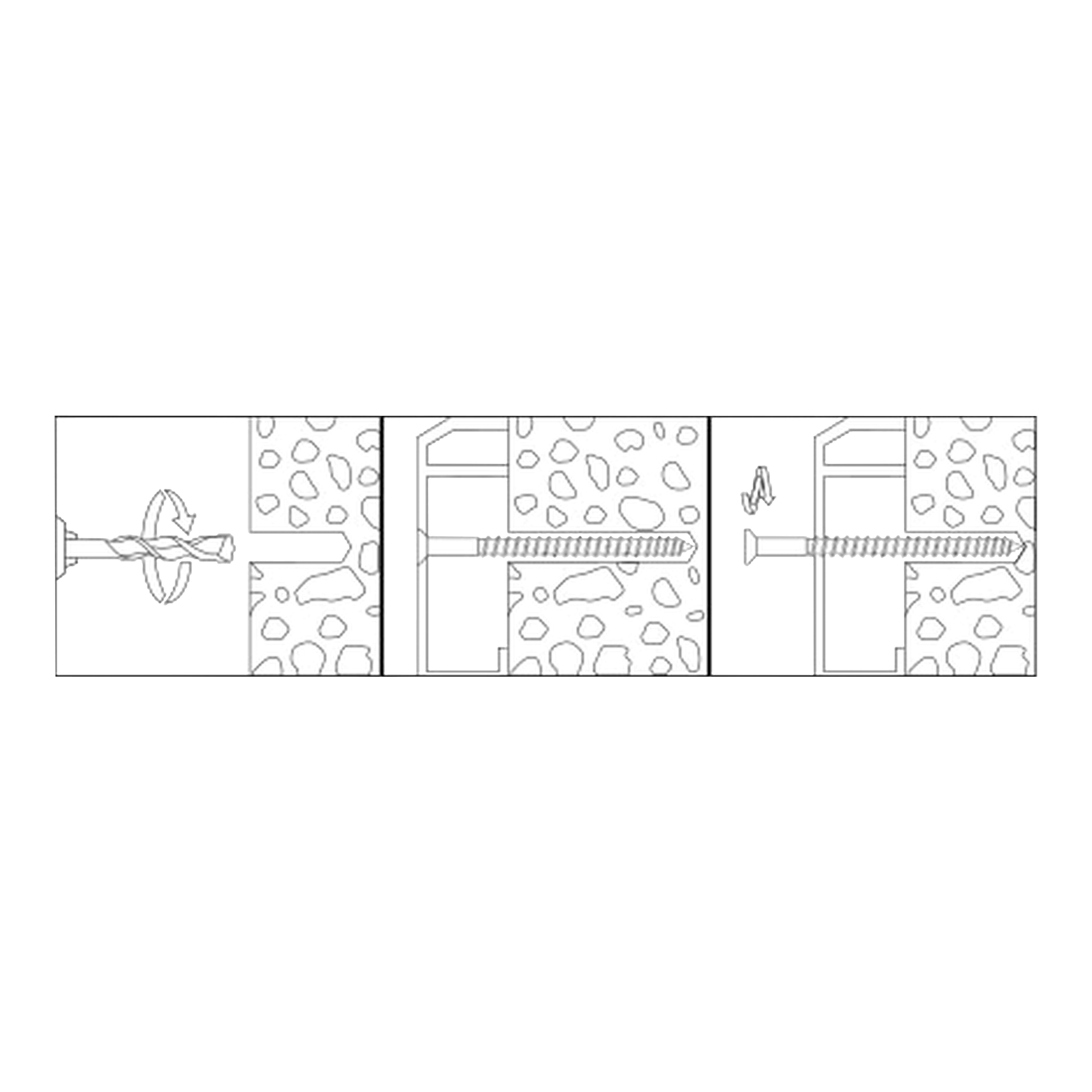 Diall T30 Pan head Steel Concrete screw (Dia)7.5mm (L)182mm, Pack of 20