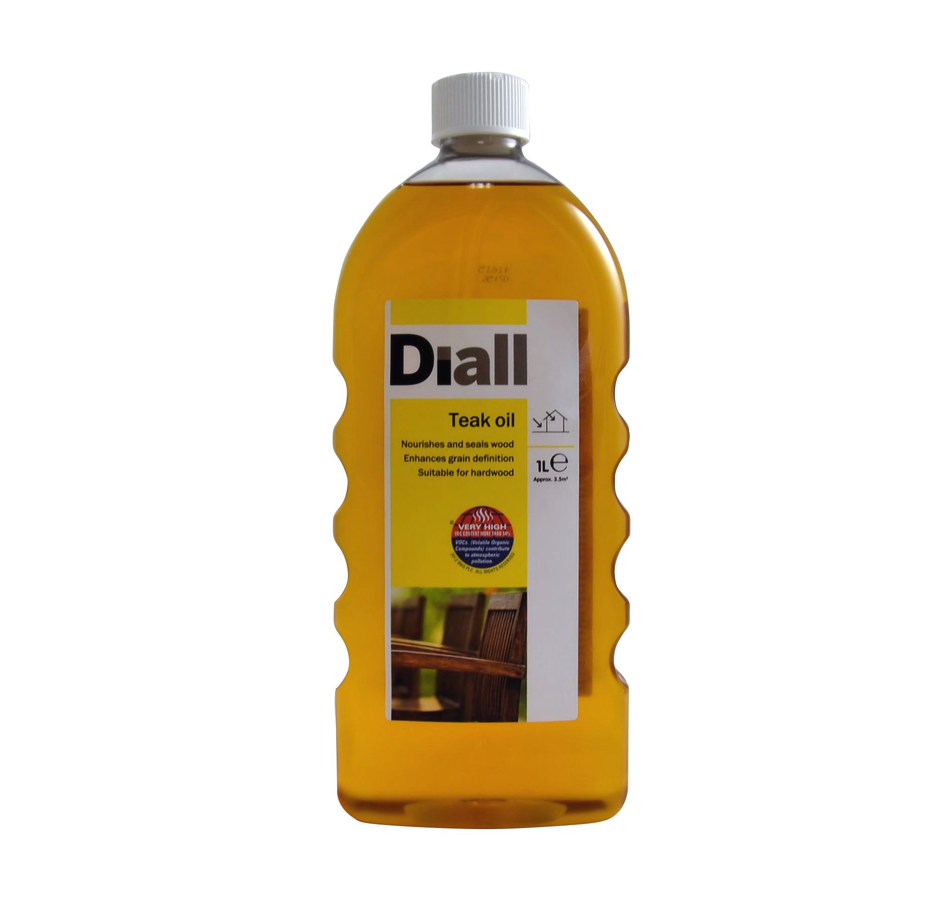 Diall Teak Wood oil, 1L DIY at B&Q