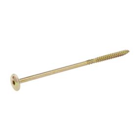 Diall Torx Wafer Yellow-passivated Carbon steel Screw (Dia)8mm (L)200mm