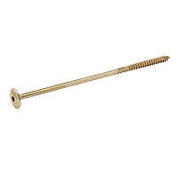 Diall Torx Wafer Yellow-passivated Carbon steel Screw (Dia)8mm (L)220mm
