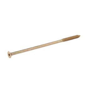 Diall Torx Yellow-passivated Steel Screw (Dia)10mm (L)240mm, Pack of 1