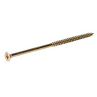 Diall Torx Yellow-passivated Steel Screw (Dia)8mm (L)140mm, Pack of 1