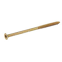 Diall Torx Yellow-passivated Steel Screw (Dia)8mm (L)160mm, Pack of 1