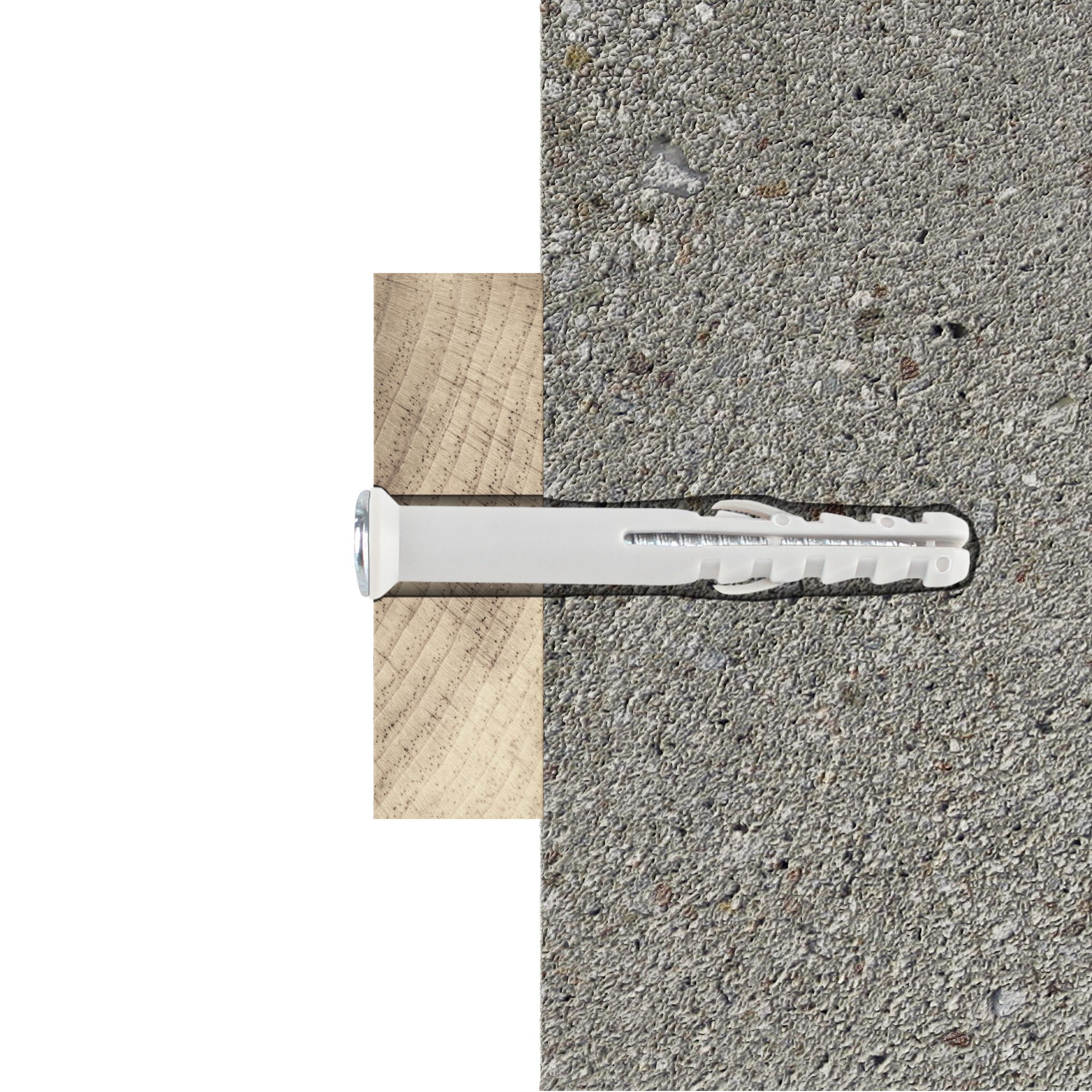 Diall TX Countersunk Frame fixing (Dia)8mm (L)60mm, Pack of 6