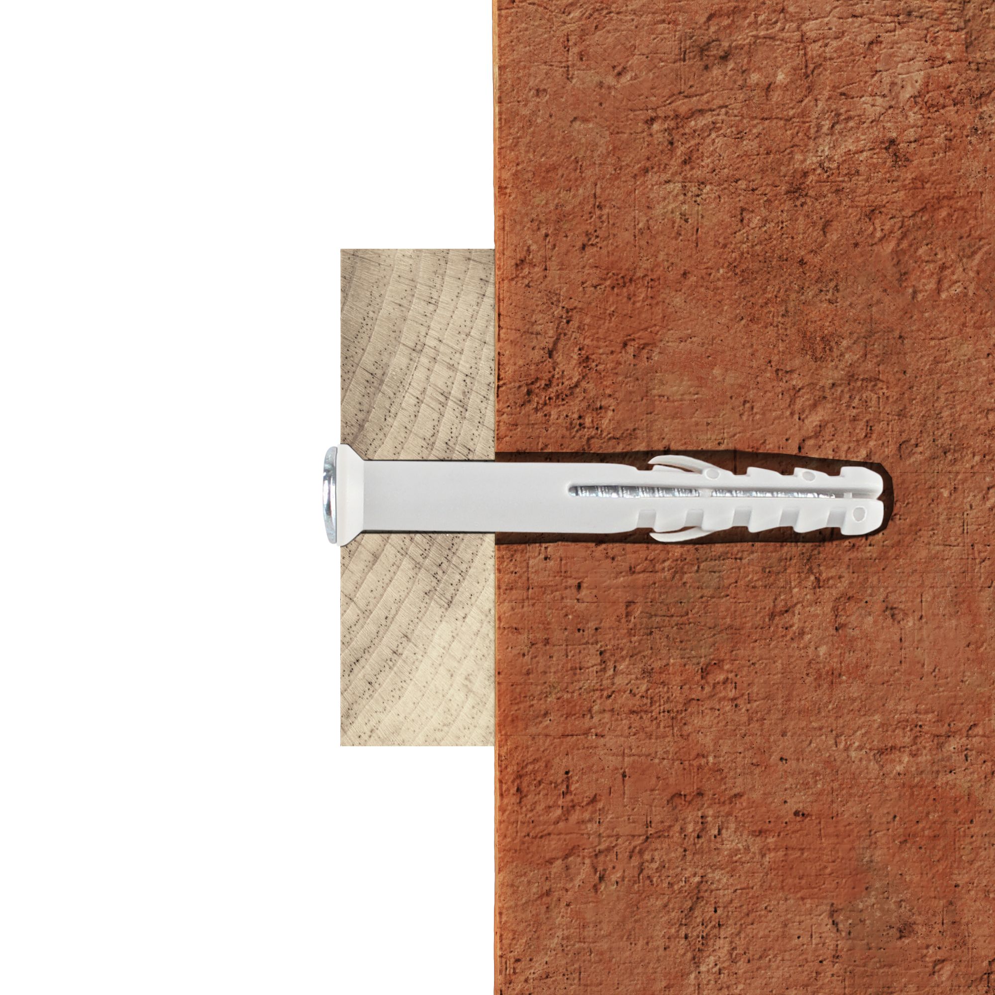 Diall TX Countersunk Frame fixing (Dia)8mm (L)60mm, Pack of 6