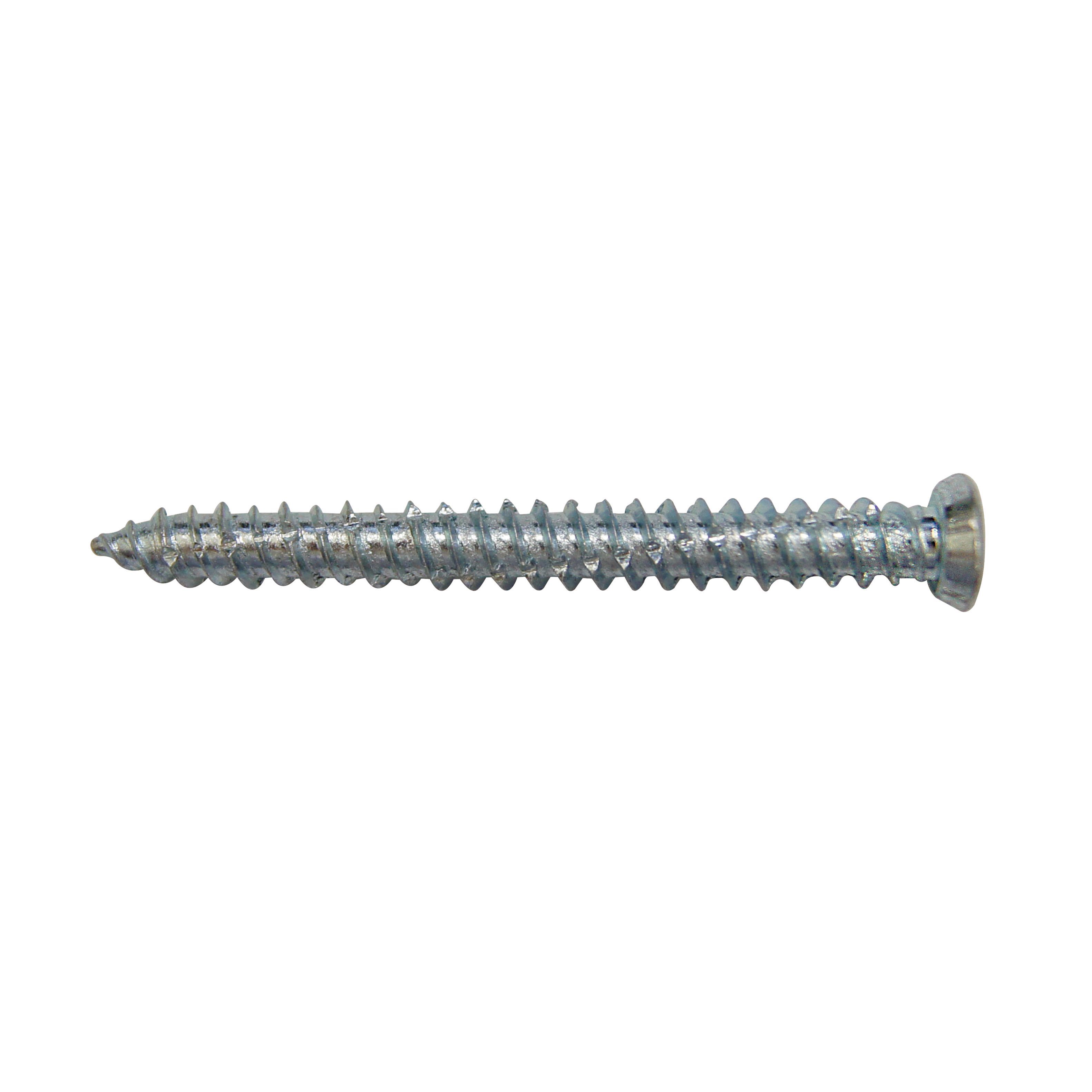 Diall TX Zinc-plated Steel Screw (Dia)7.5mm (L)92mm, Pack of 30