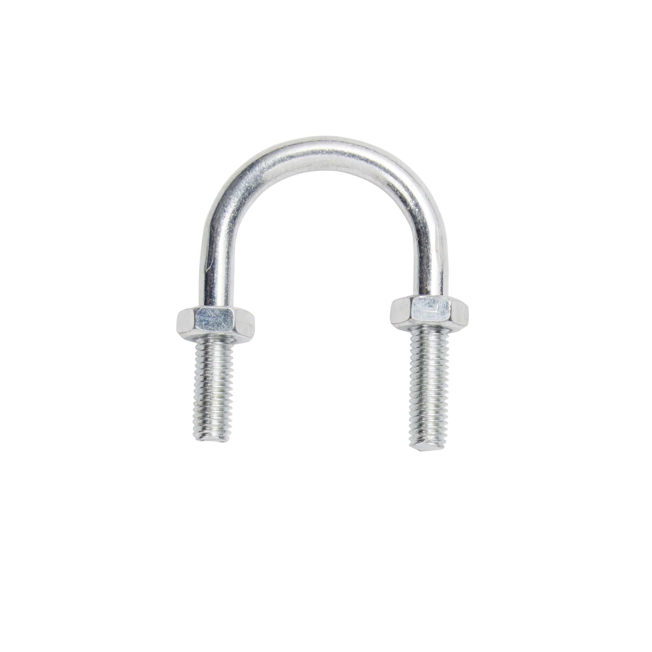 Diall U bolt (L)34mm (Dia)8mm, Pack of 2