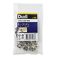 Diall Upholstery nail (L)12mm, Pack of 50