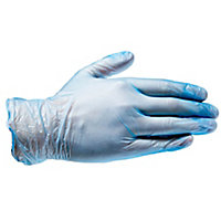 Diall Vinyl Disposable gloves, Large