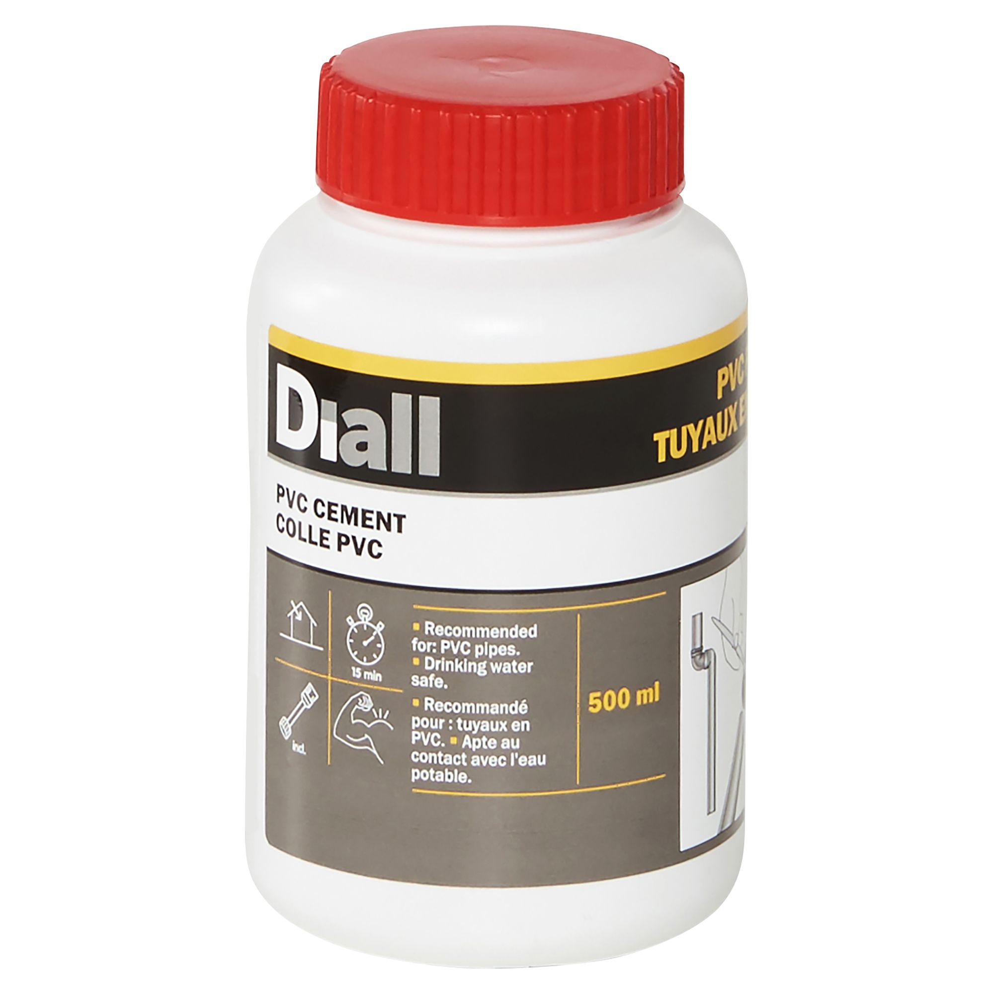 Diall Waterproof Solvent-free Glue 500ml 0.45kg