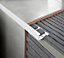 Diall White 10mm Straight PVC External edge tile trim