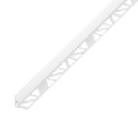 Diall White 6mm Round PVC Internal edge tile trim
