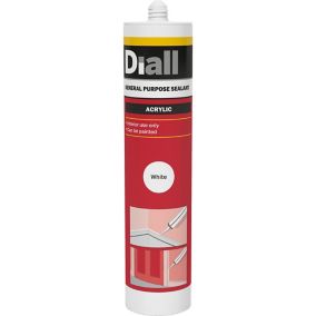 Diall White Acrylic-based General-purpose Sealant, 300ml