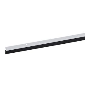 Diall White Aluminium & rubber Draught excluder, (L)1.05m
