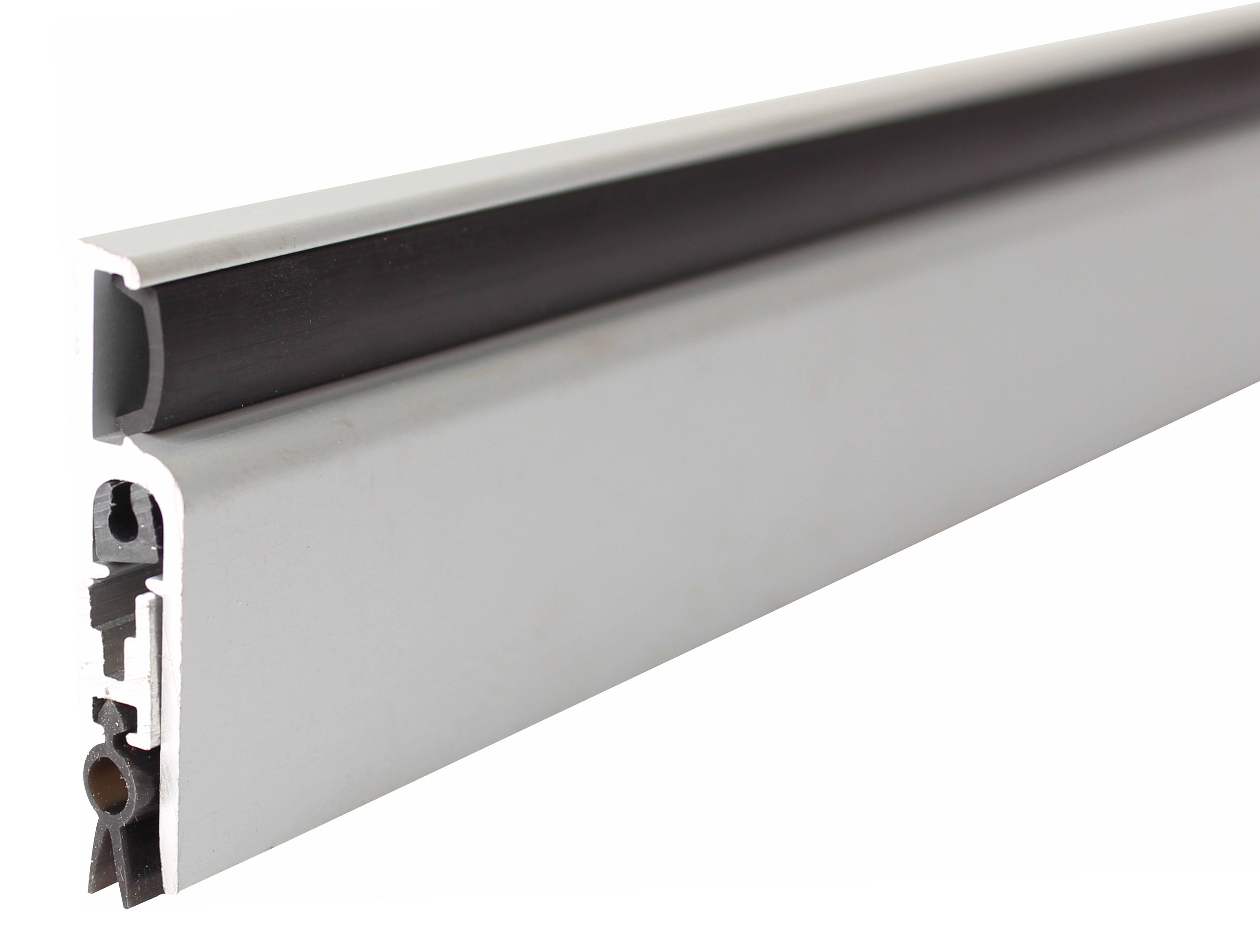 Diall White Aluminium Rubber Self Adhesive Draught Excluder L 0 93m Diy At B Q
