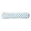 Diall White & blue Polypropylene (PP) Braided rope, (L)15m (Dia)8mm