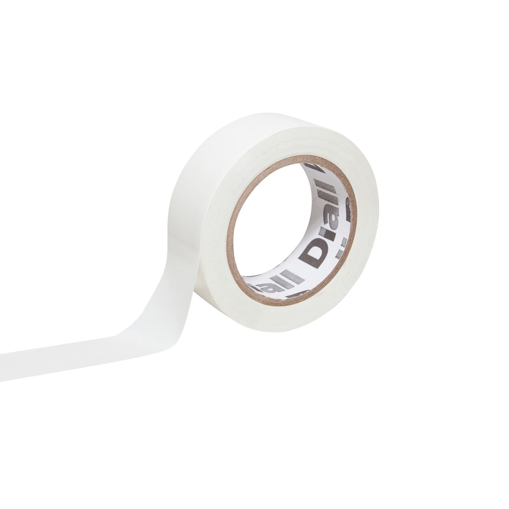 Diall Flat White Double-sided Tape (L)25m (W)50mm