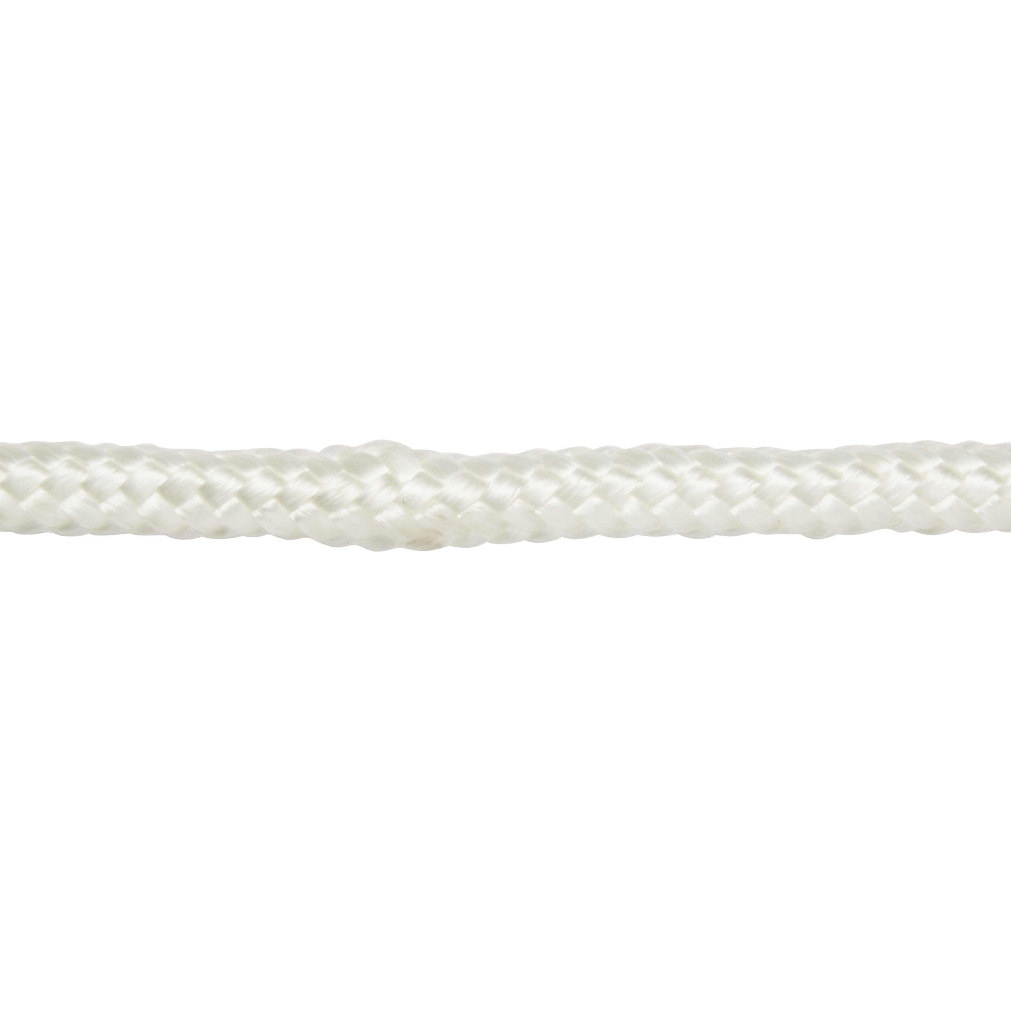 Diall White Nylon Braided rope, (L)10m (Dia)8mm