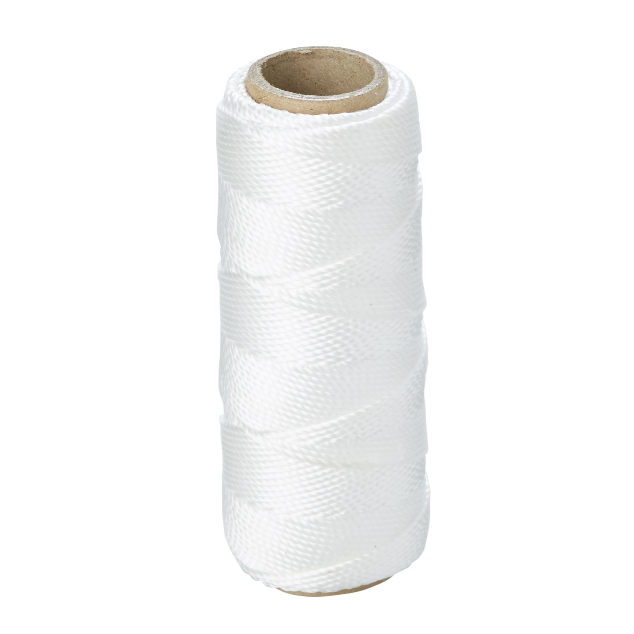 Plumb line, 1,2mm diameter, Nylon-twine, white