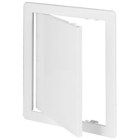 Diall White Plastic Access panel, (H)218mm (W)168mm