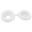 Diall White Plastic Decorative Snap cap (Dia)12mm, Pack of 20