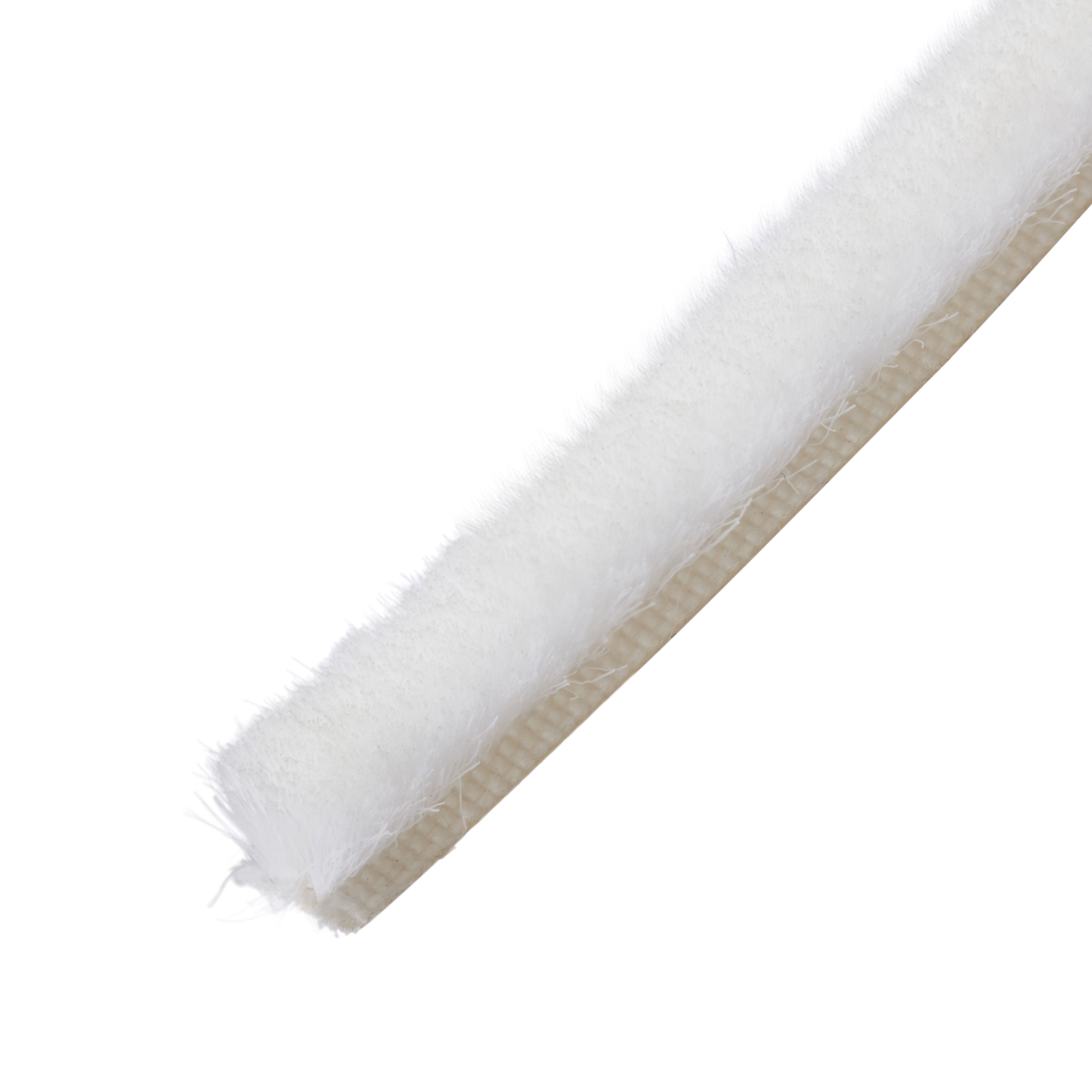 Diall White Plastic Self-adhesive Draught excluder, (L)20m
