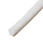 Diall White Plastic Self-adhesive Draught excluder, (L)6m