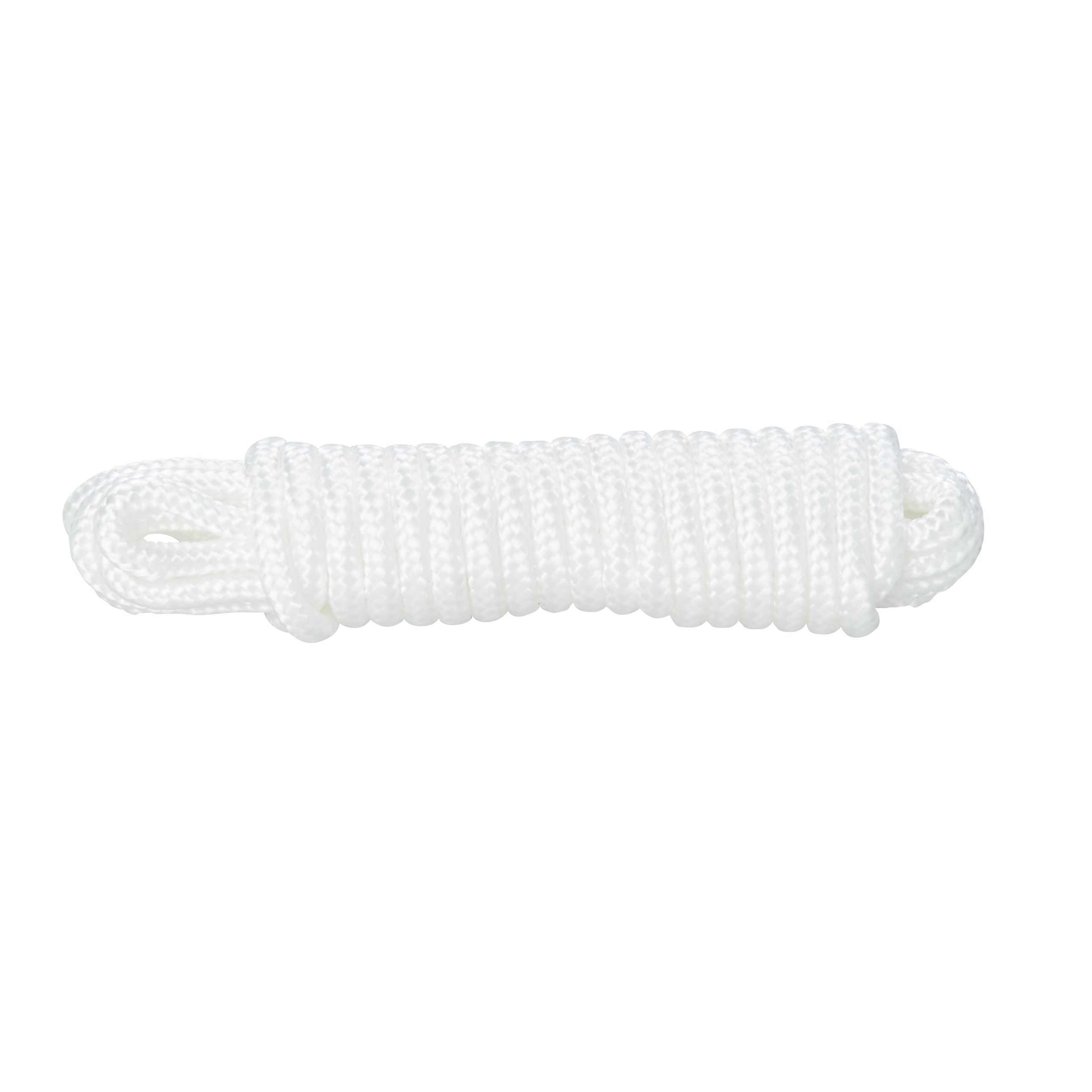 Diall White Polypropylene Braided rope, (L)2m (Dia)4mm