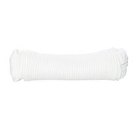 Diall White Polypropylene (PP) Braided rope, (L)20m (Dia)3mm