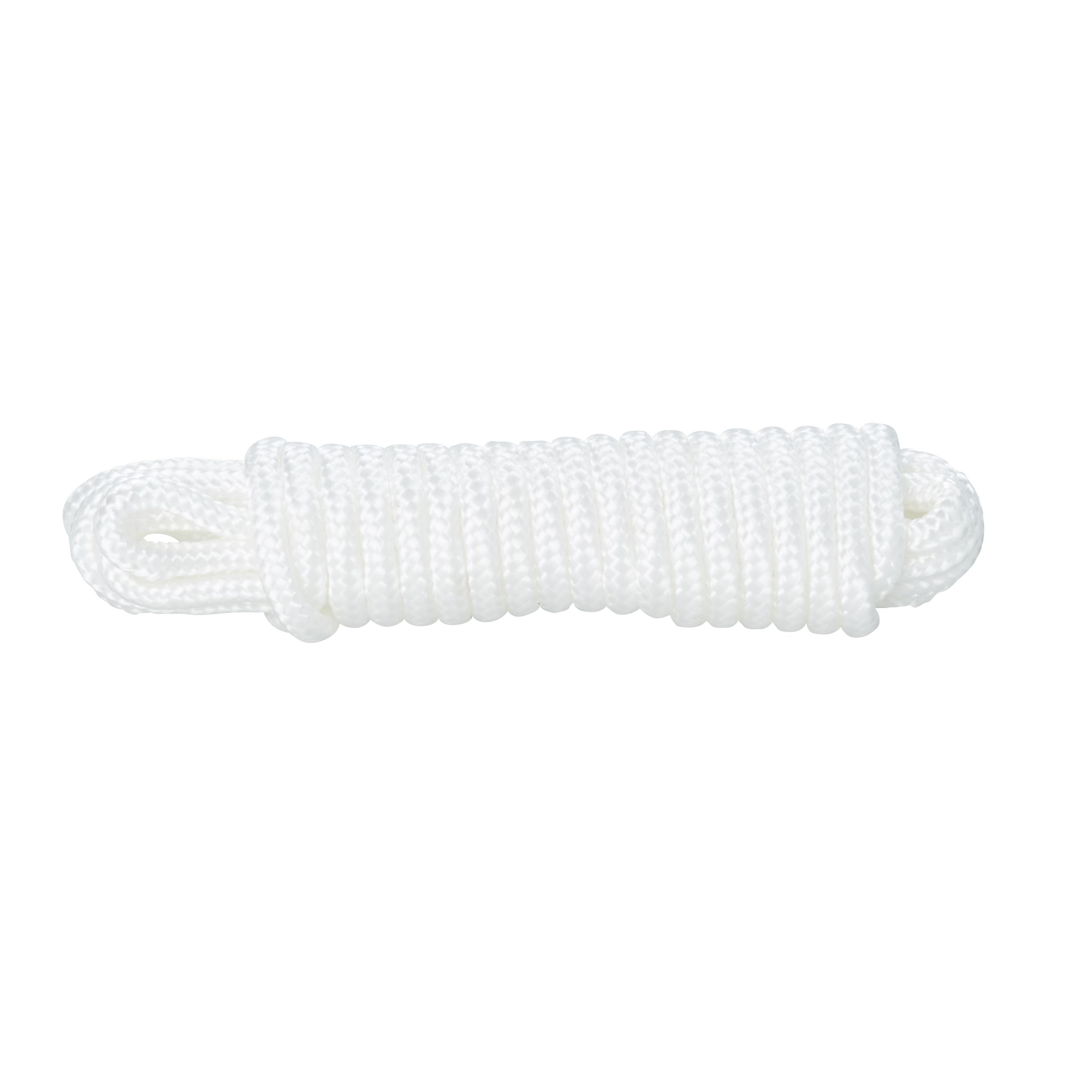 Diall White Polypropylene (PP) Braided rope, (L)2m (Dia)4mm | DIY at B&Q