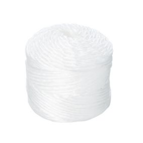 Diall White Polypropylene Twine, (L)80m (Dia)2.5mm