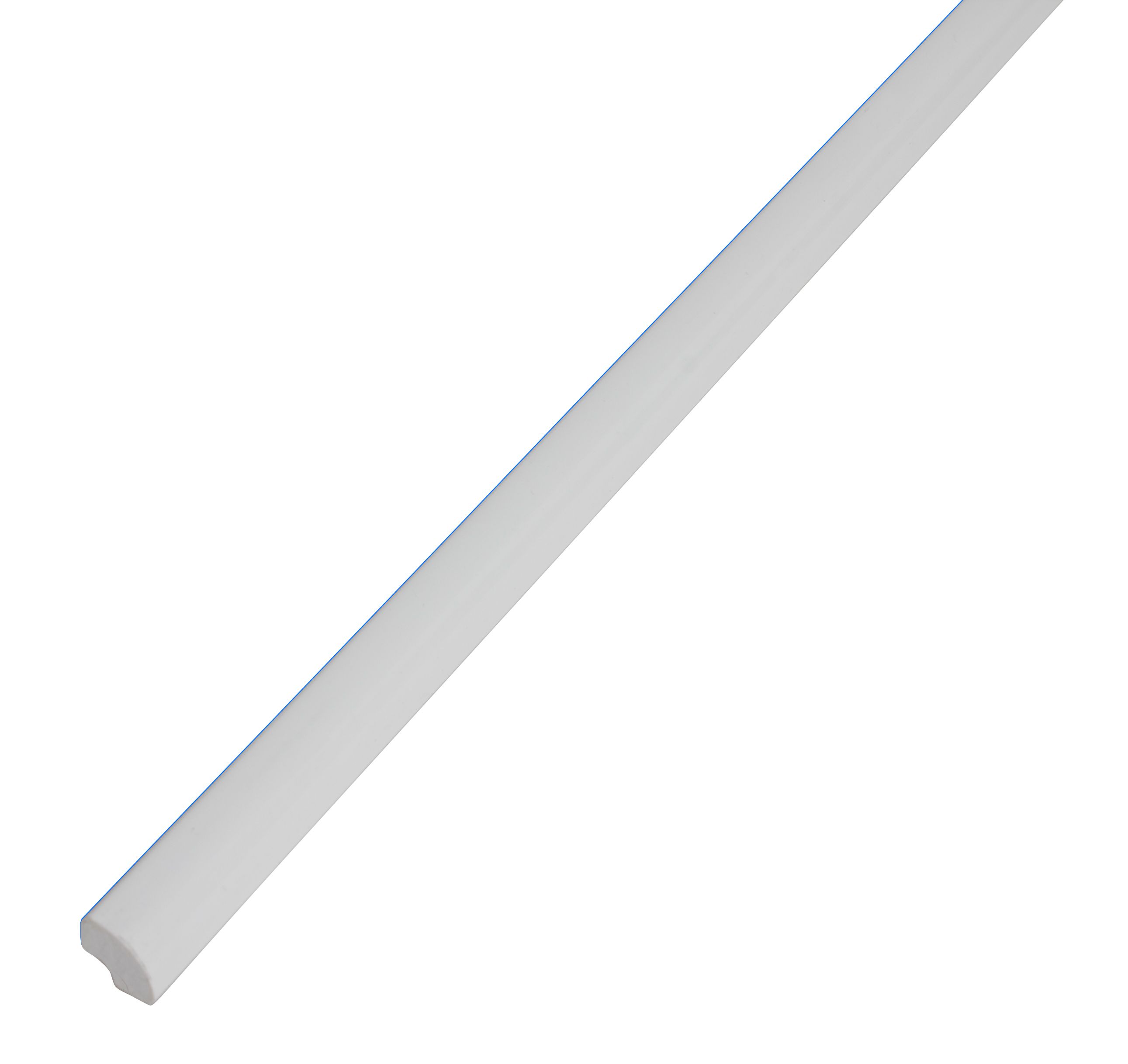 Diall White PVC Round edge Bath seal (L)2500mm (W)17mm