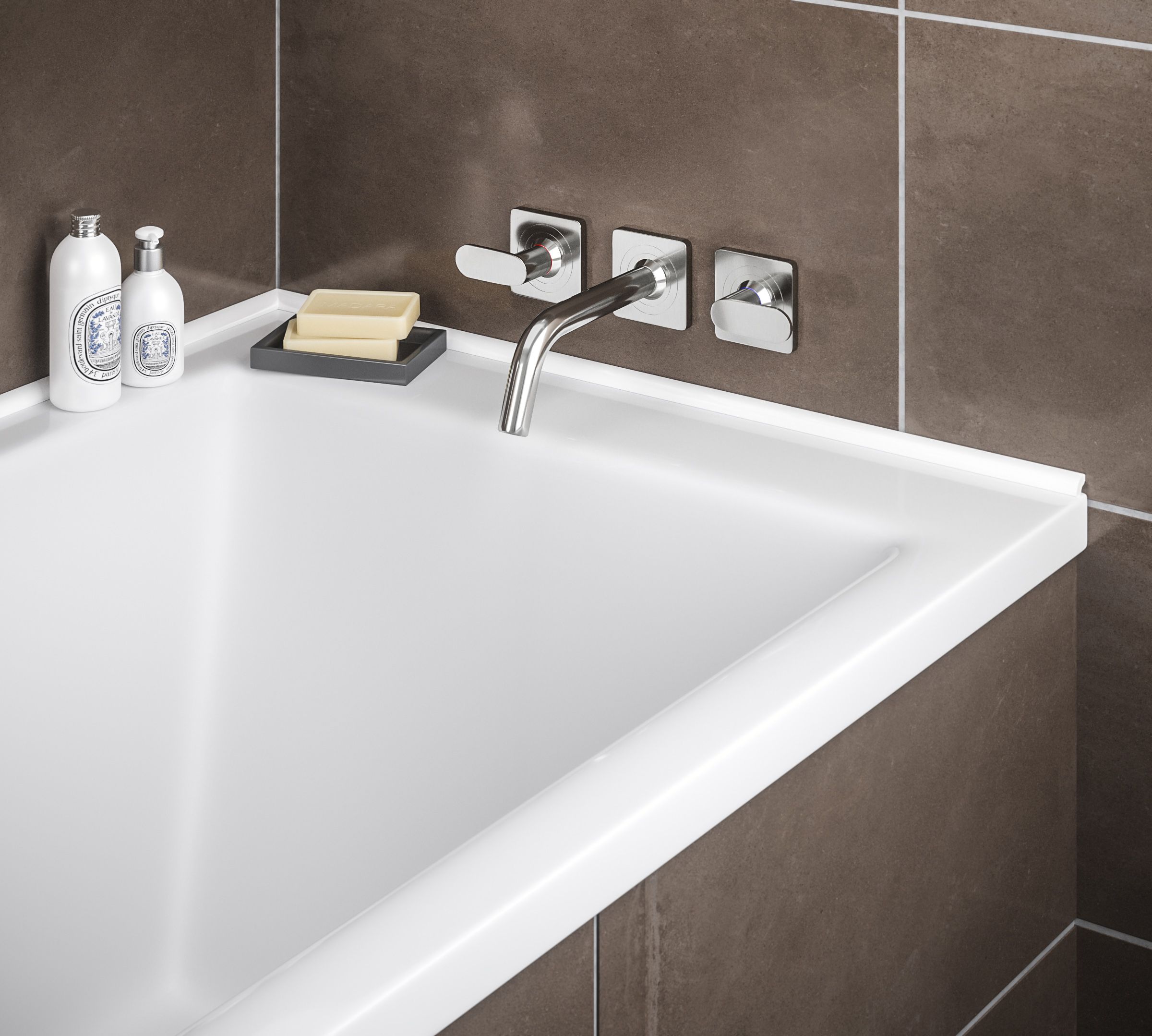 Diall White PVC Round edge Bath seal (L)2500mm (W)17mm