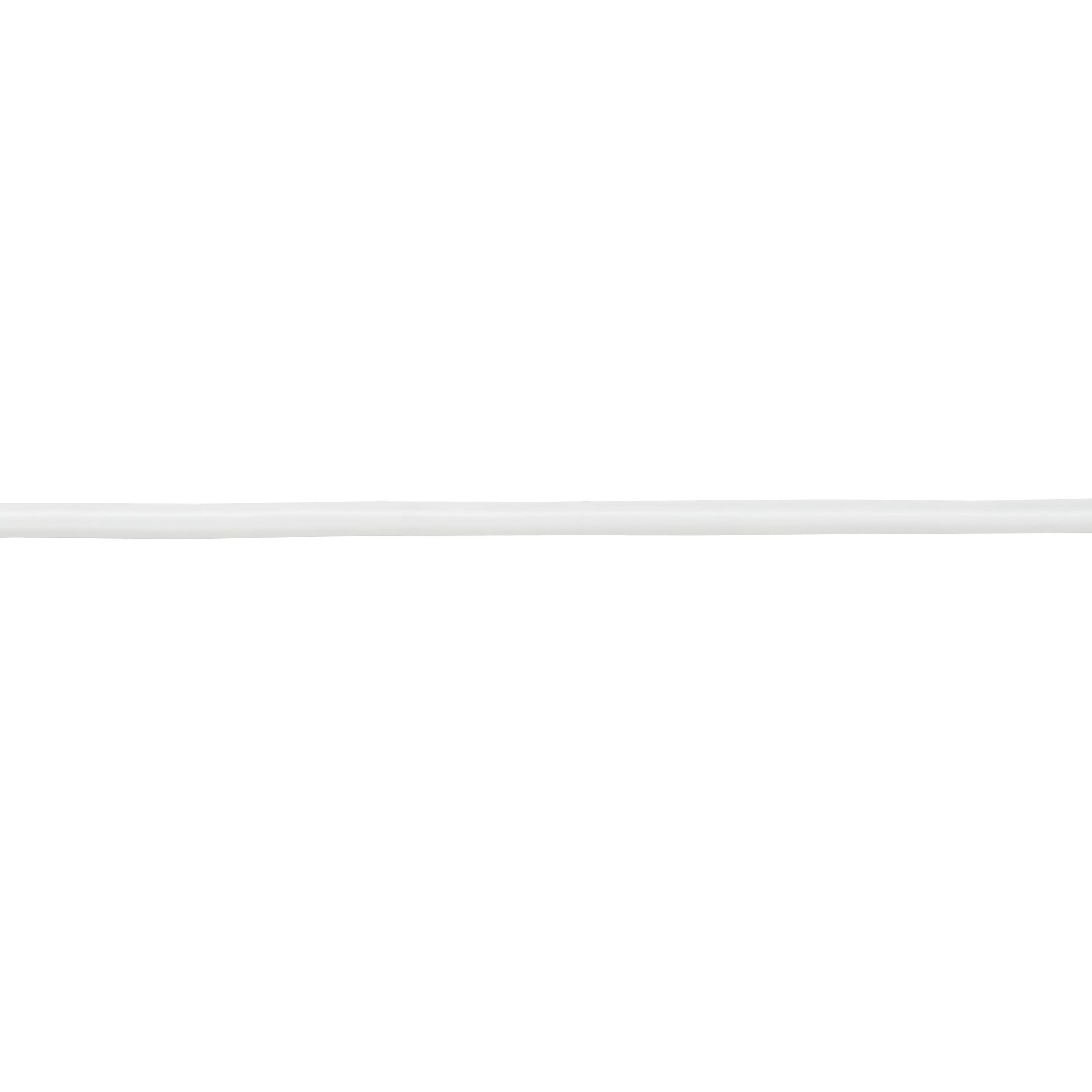 Diall White PVC & steel Wire, (L)50m (Dia)1.4mm