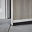 Diall White Silver effect Aluminium Self-adhesive Door draft seal, (L)1m