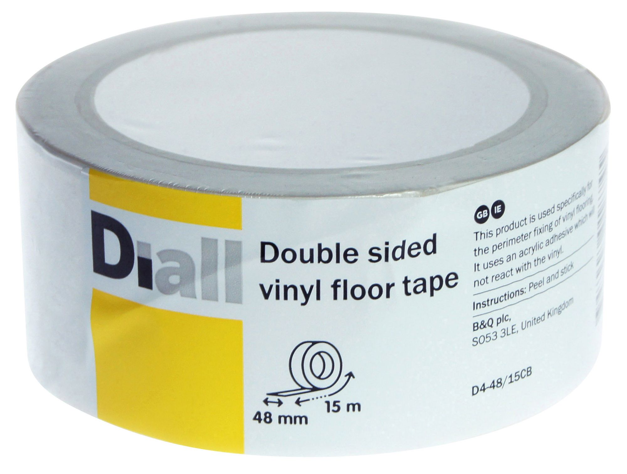 Diall White Double-sided Tape (W)36mm