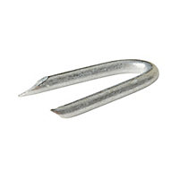 Diall Wire staples (H)25mm (Dia)2.7mm 125g, Pack