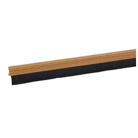 Diall Wood effect Aluminium Self-adhesive Draught excluder, (L)1m