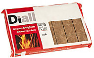 Diall Wood Firelighters 216g, Pack of 28
