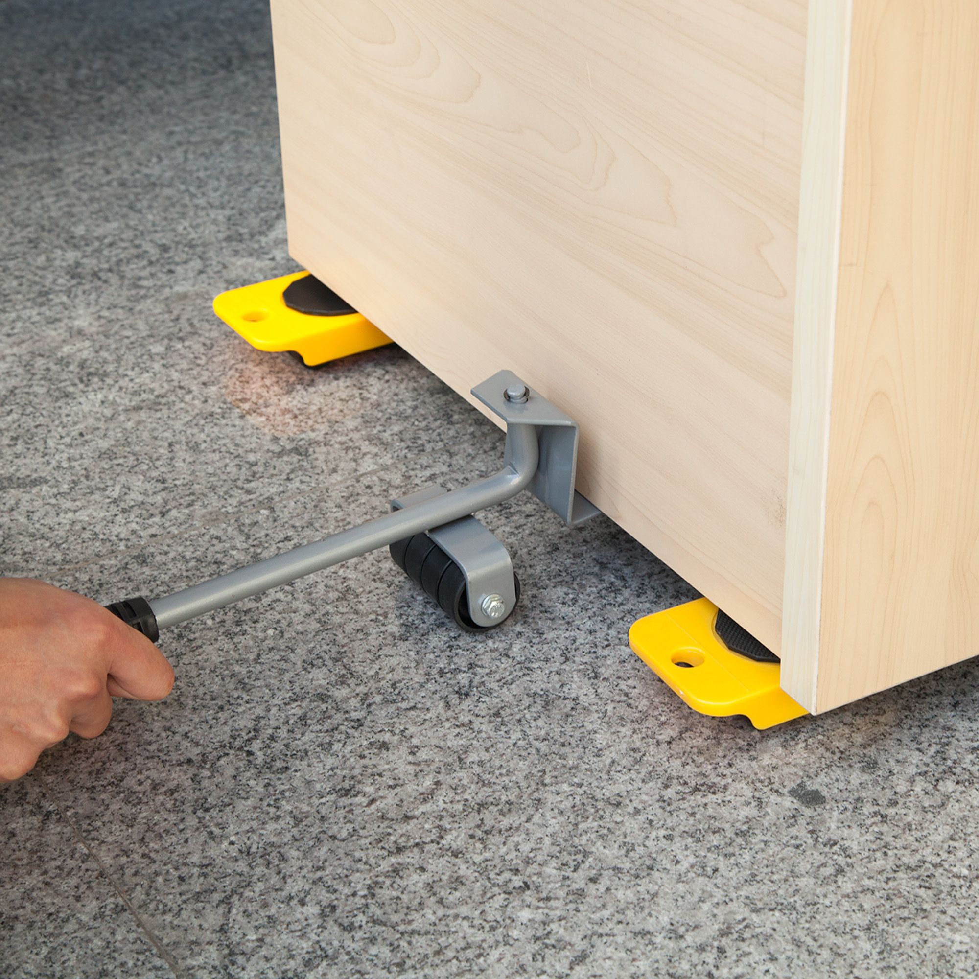 Diall Yellow Non-foldable Trolley, 150kg capacity