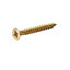 Diall Yellow-passivated Carbon steel Decking Screw (Dia)4.5mm (L)50mm