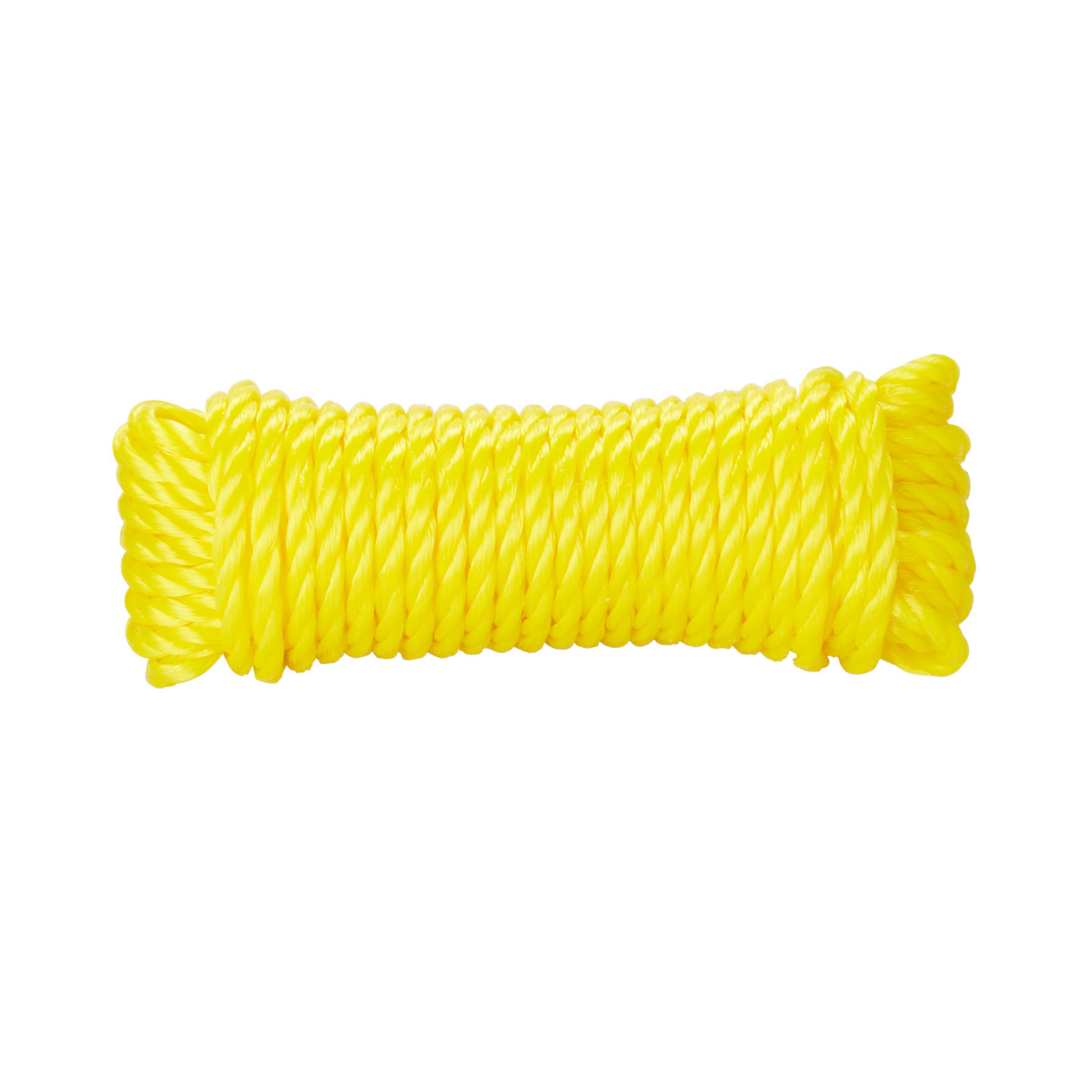 Diall Yellow Plastic Washing line, 10m