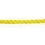 Diall Yellow Polypropylene (PP) Twisted rope, (L)100m (Dia)8mm